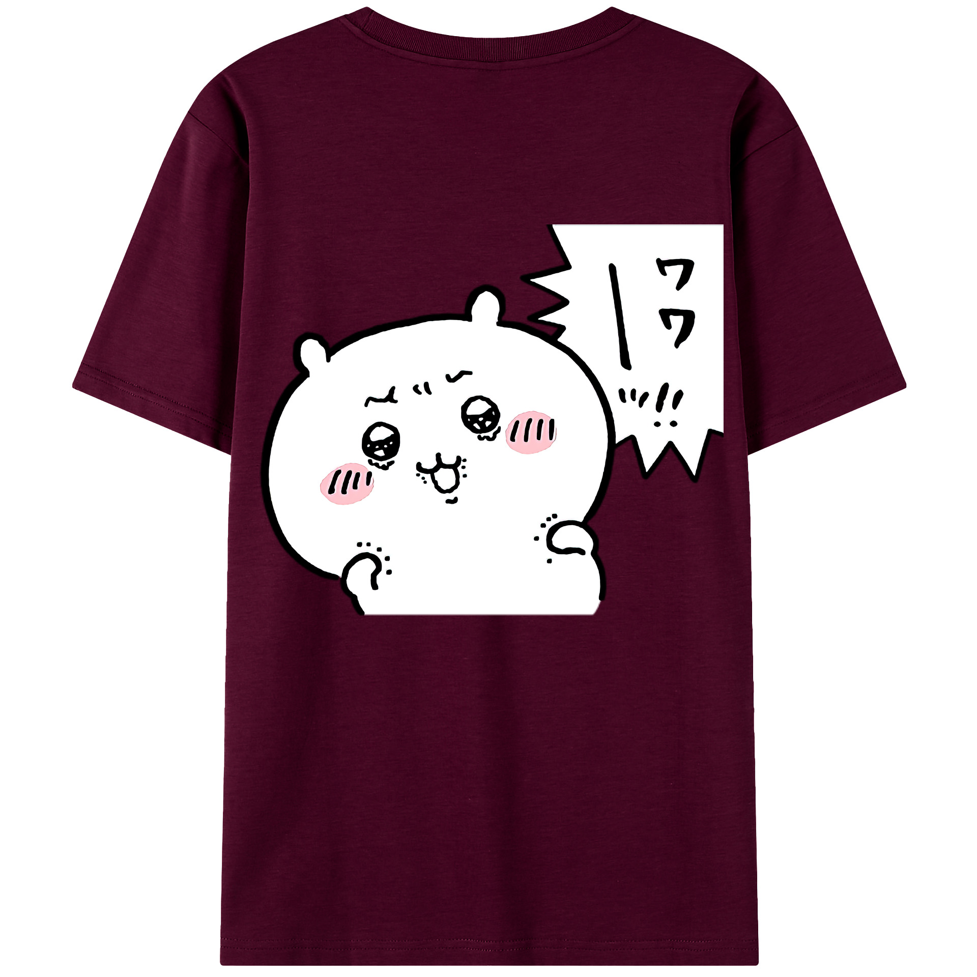 （画像用） ちいかわ ちいかわ Chii-kawa chiikawa レディース半袖Tシャツ(バックプリント)